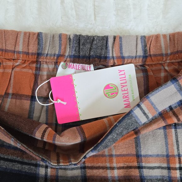 MARLEYLILLY Large Plaid Skirt with 8" Side Zipper Length of 18" (NWT) - Picture 5 of 9
